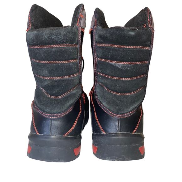 Sorel Mens Sneaky Pete Winter Boots Black Leather Lace Up Waterproof 7 main image 5